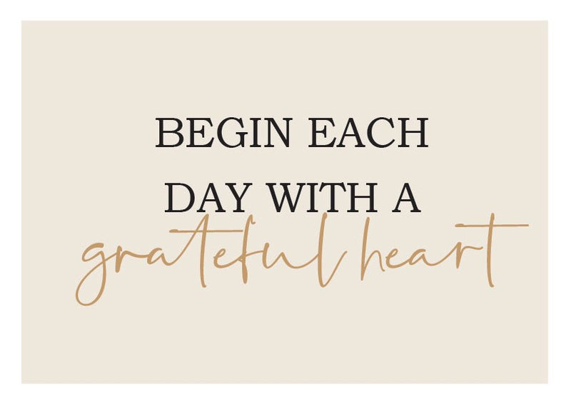 Plakát Grateful heart