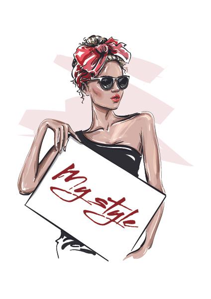 Plakát Holding sign