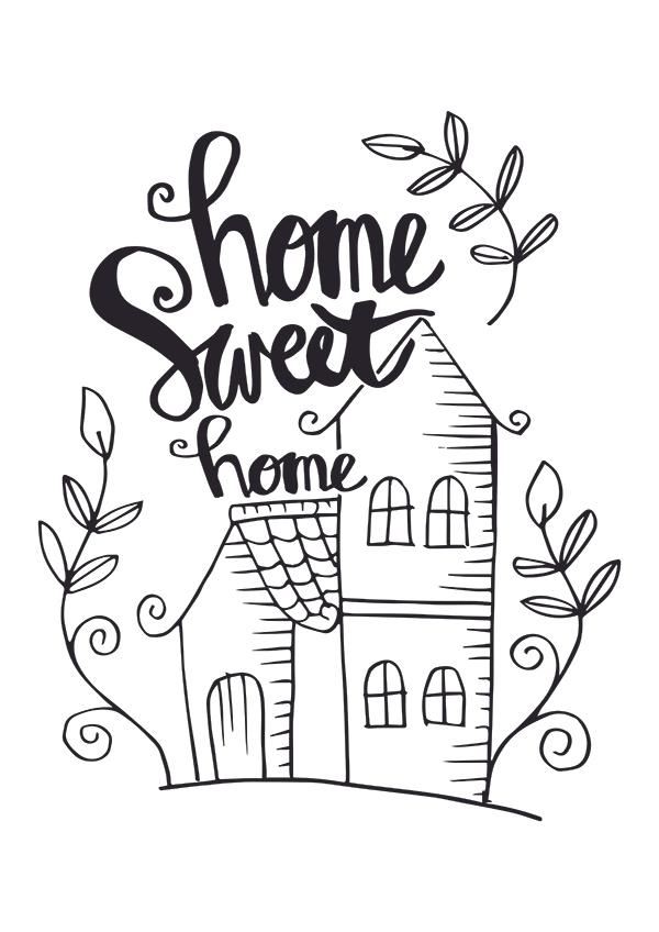 Plakát Home sweet home 1
