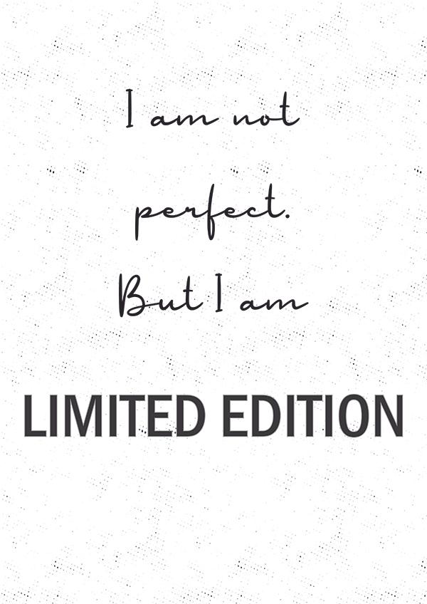 Plakát I am not perfect
