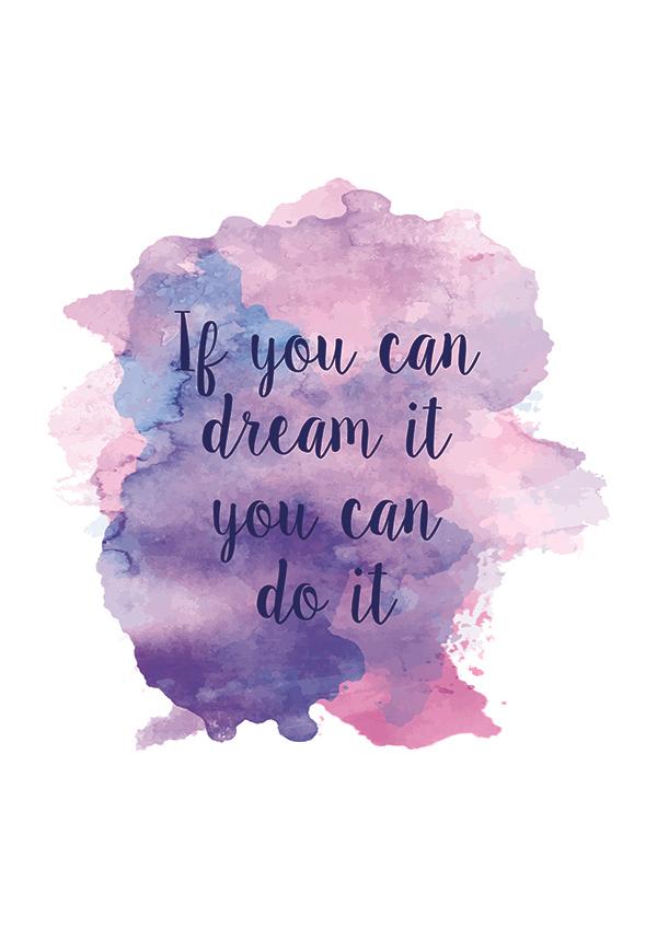 Plakát If you can dream it