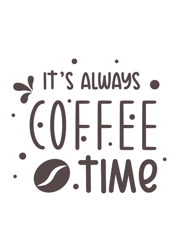 Plakát It´s always coffee time