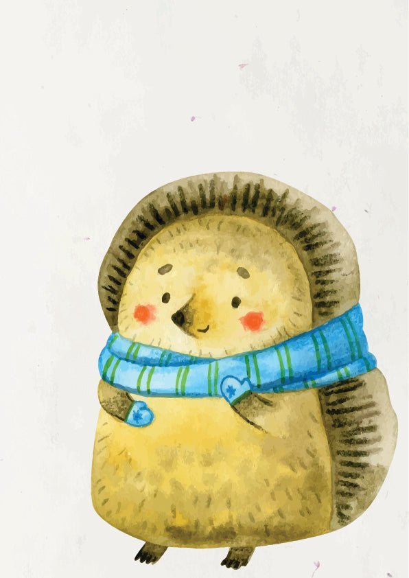 Plakát Ježek v zimě