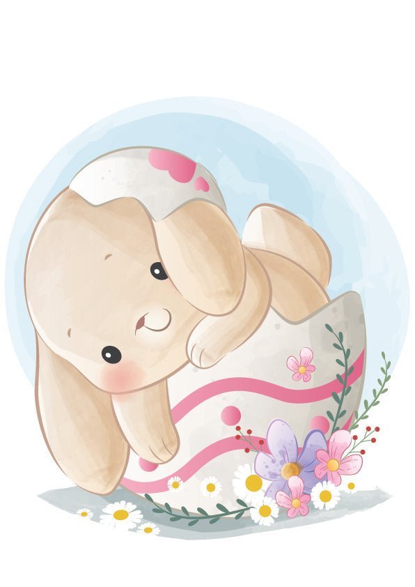 Plakát Králík ve vajíčku