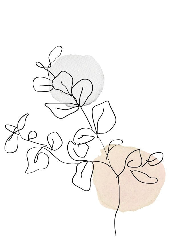 Plakát Kreslená rostlina 7