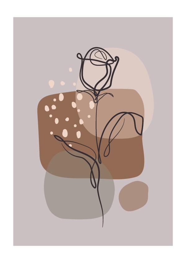 Plakát Květinová zahrada Set1