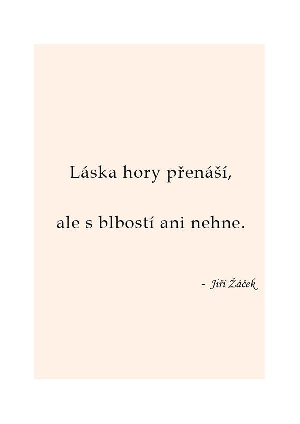 Plakát Láska hory přenáší