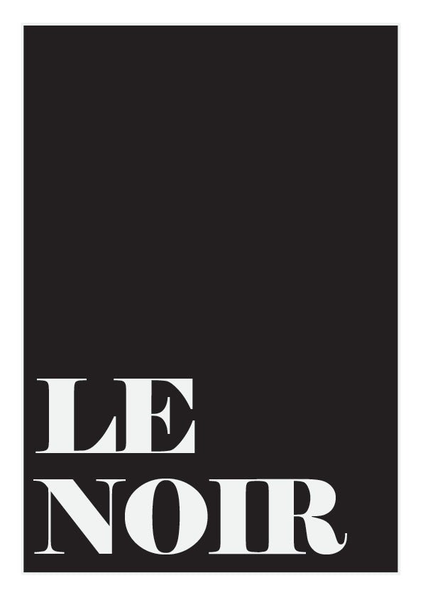 Plakát Le noir