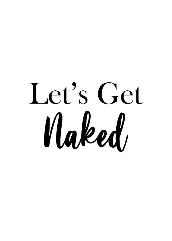 Plakát Let´s get naked