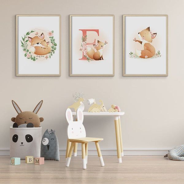 Plakát Liščí máma a dítě