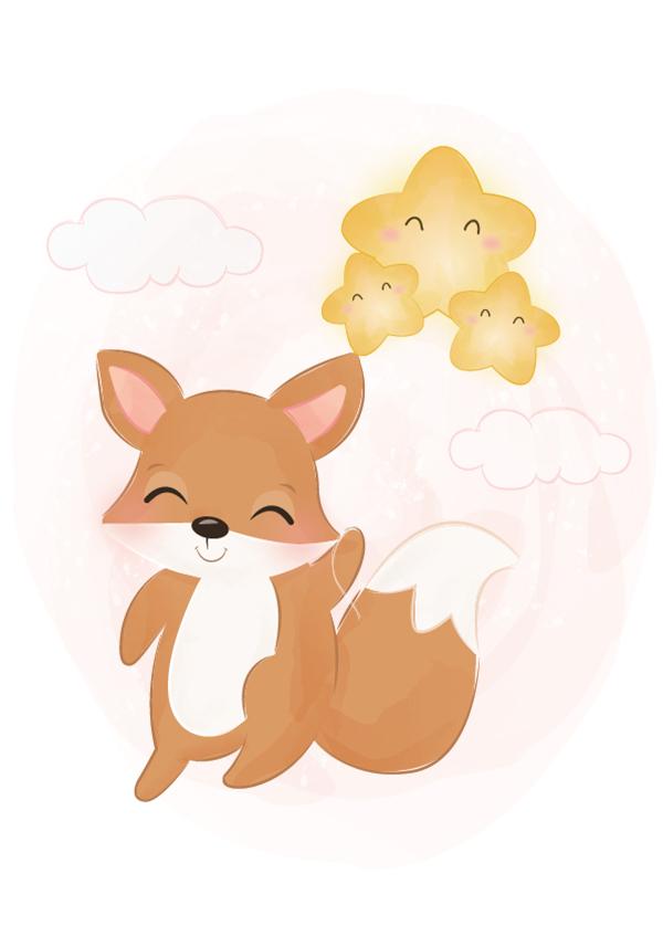 Plakát Liška s hvězdičkami