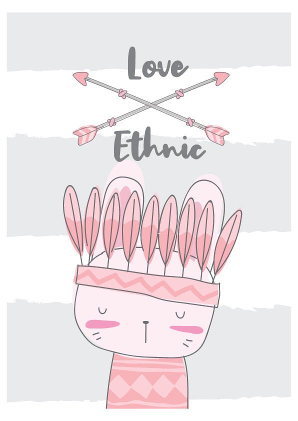 Plakát Love and ethnic