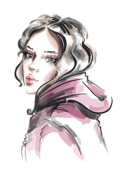 Plakát Love my hoodie