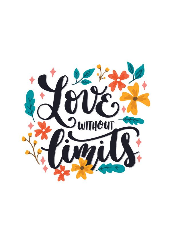 Plakát Love without limits