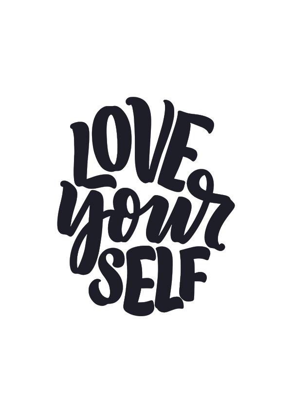 Plakát Love yourself