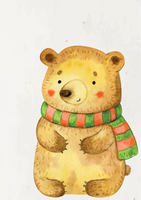 Plakát Medvěd v zimě
