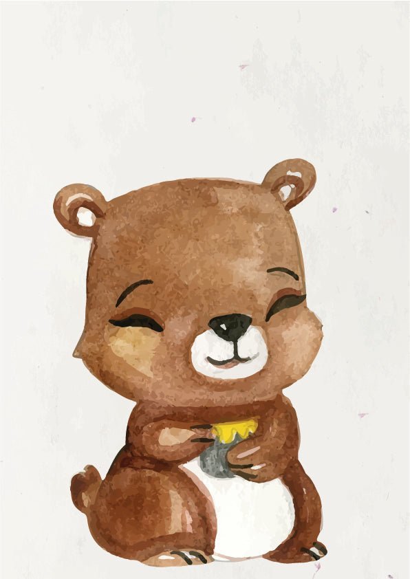 Plakát Medvídě s medem