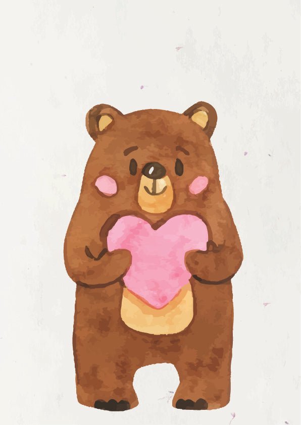 Plakát Medvídek se srdcem