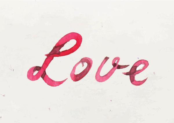 Plakát Nápis love