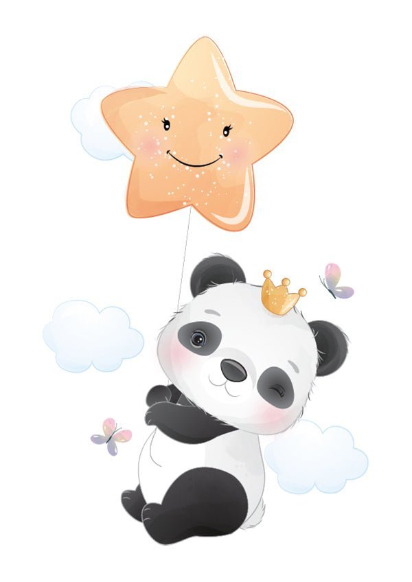 Plakát Panda s hvězdičkou