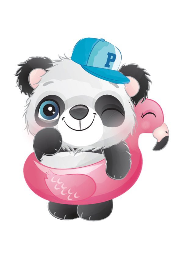 Plakát Panda s kruhem