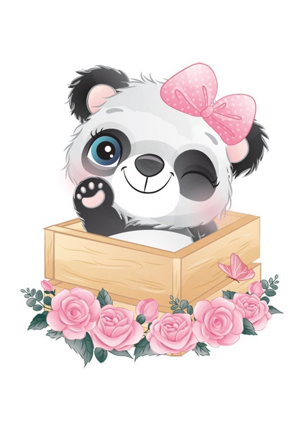 Plakát Panda v bedýnce