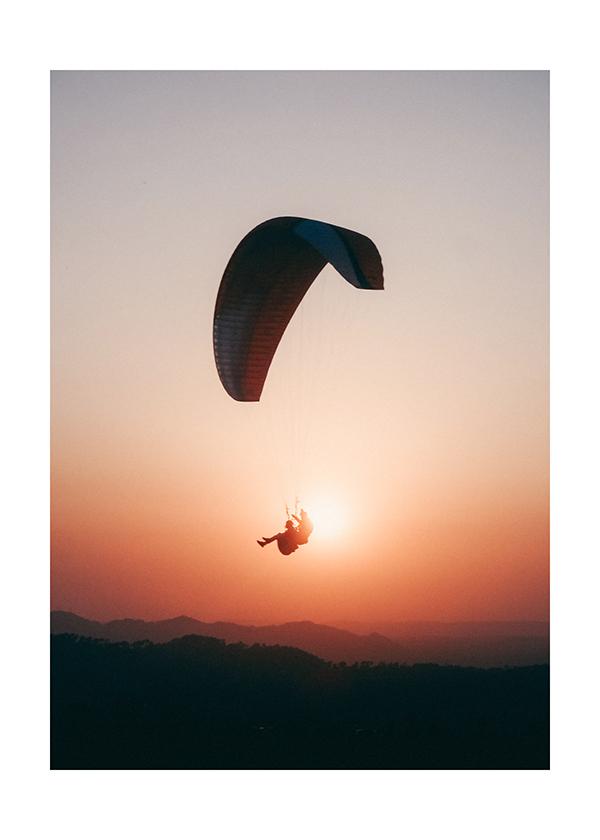 Plakát Paragliding