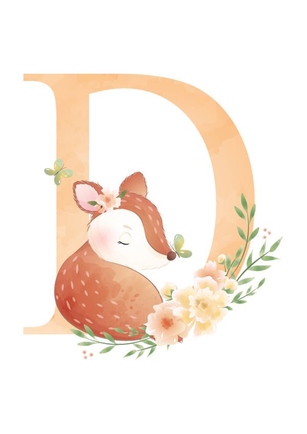 Plakát Písmeno D a koloušek