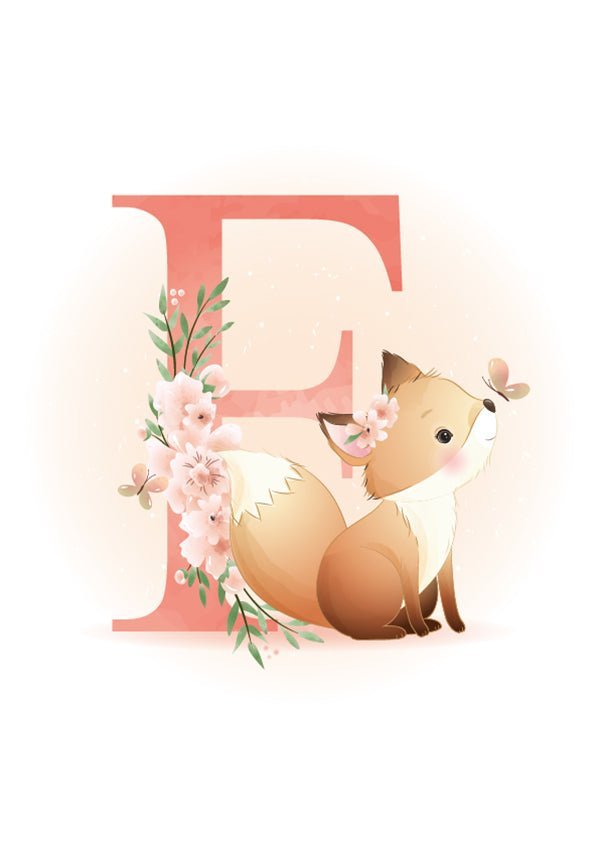 Plakát Písmeno F a liška