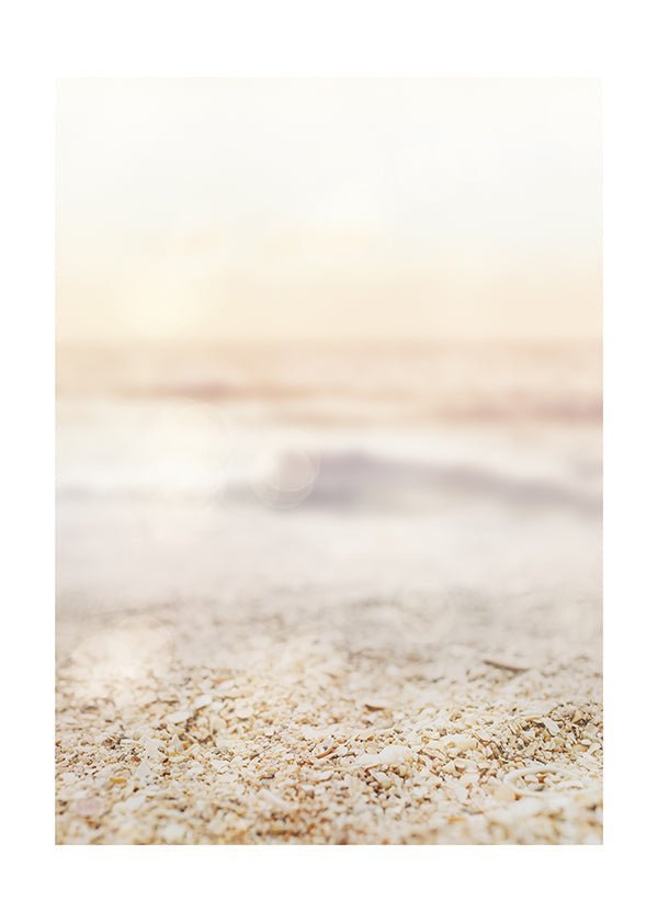 Plakát Pláž v béžovém oparu