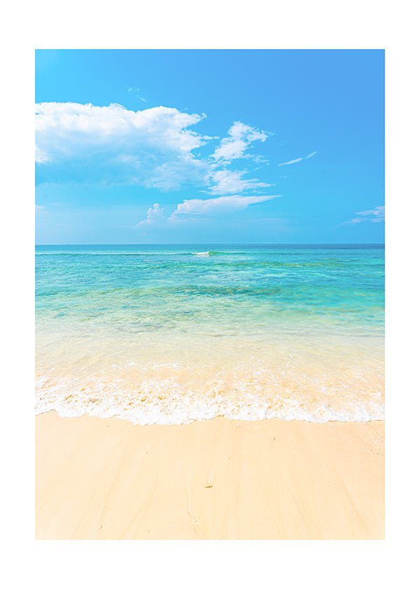 Plakát Prázdná pláž v tropech