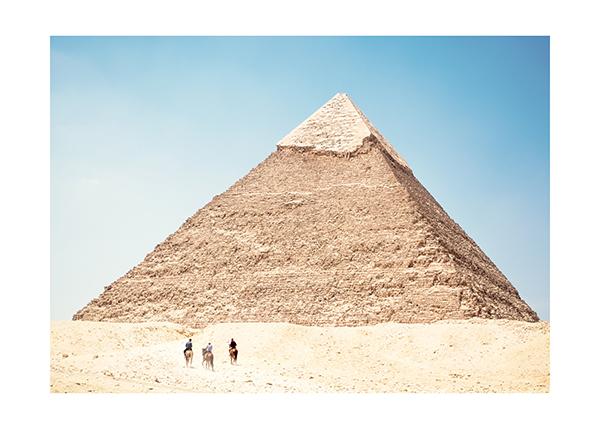 Plakát Pyramida na poušti
