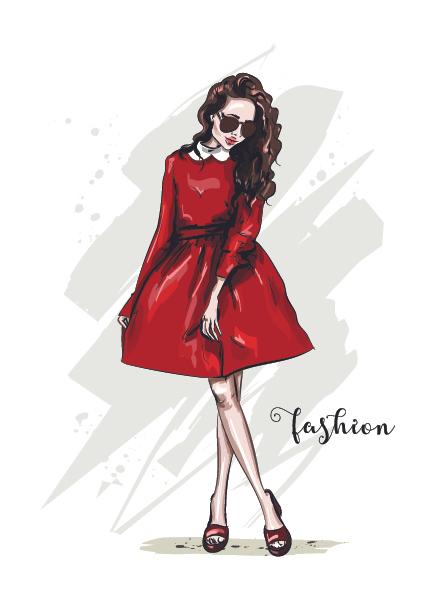 Plakát Red dress