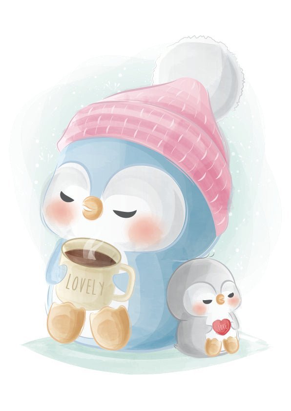 Plakát Relax tučňáků