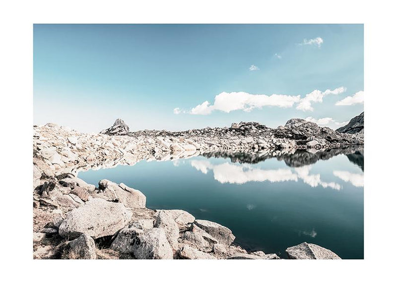 Plakát Rocks and water1