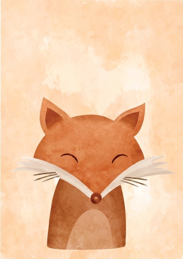 Plakát Roztomilá liška