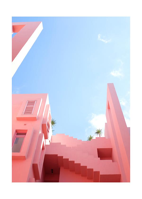 Plakát Růžové schodiště
