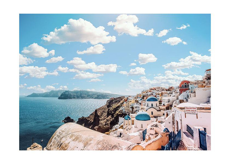 Plakát Santorini