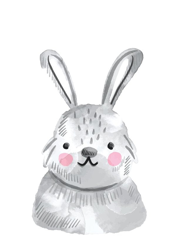 Plakát Šedý králík