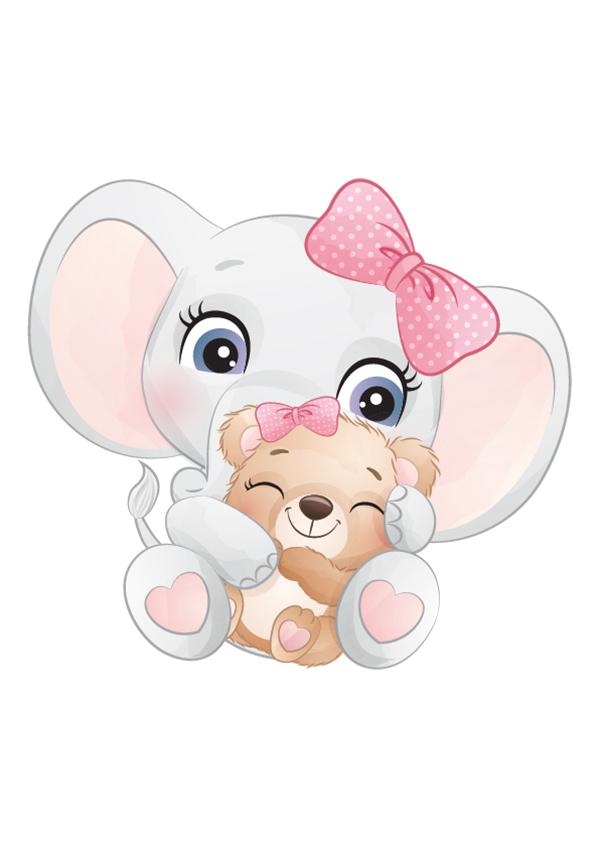 Plakát Slůně a medvídě