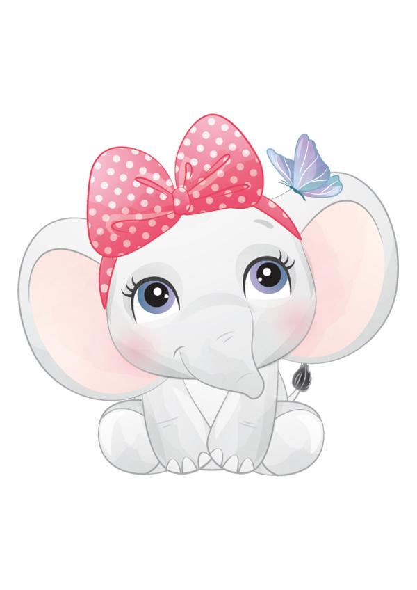 Plakát Slůně s mašlí