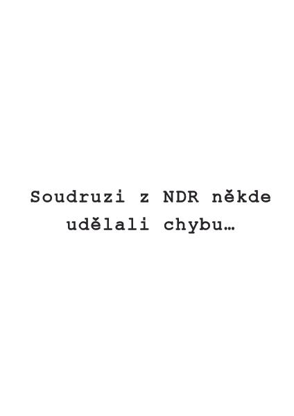 Plakát Soudruzi z NDR