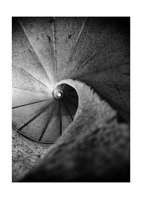 Plakát Spiral staircase 2
