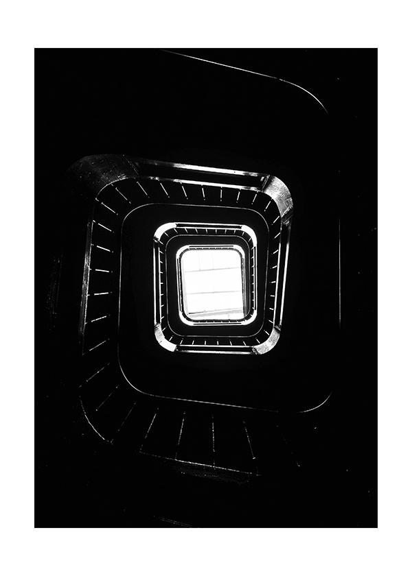 Plakát Spiral staircase