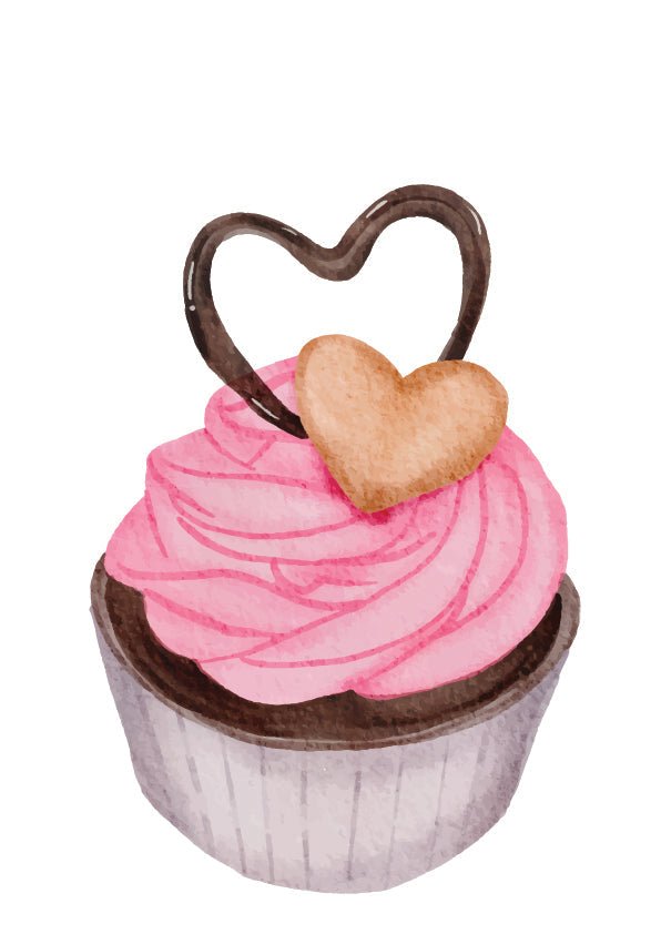 Plakát Srdíčkový muffin