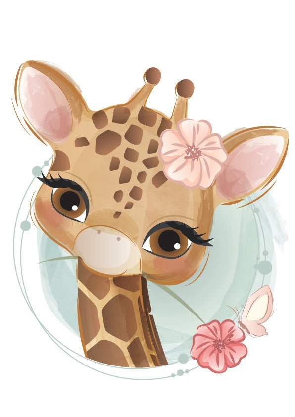 Plakát Sweet giraffe