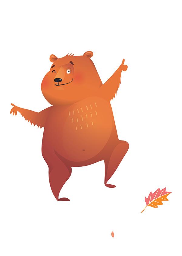 Plakát Tančící medvěd