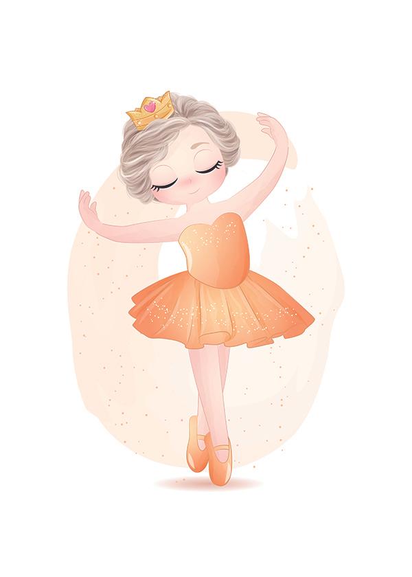 Plakát Tančící princezna
