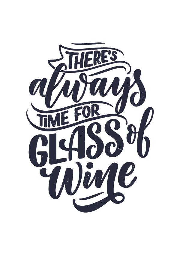 Plakát There´s always time for glass of wine