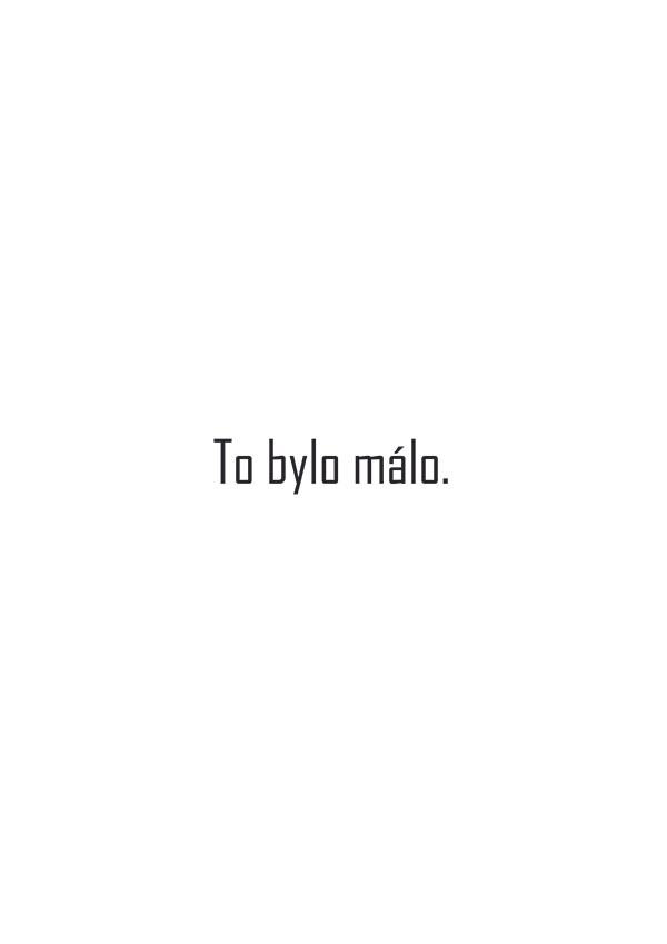 Plakát To bylo málo